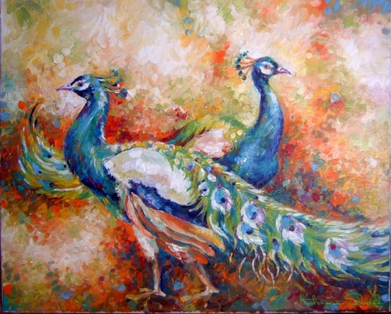 Aliexpress.com : Buy AONBAT ART 100% Hand Painted Canvas
